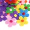 120 Pieces Summer Felt Flowers Fabric Flower Embellishments Assorted Colors for DIY Crafts
